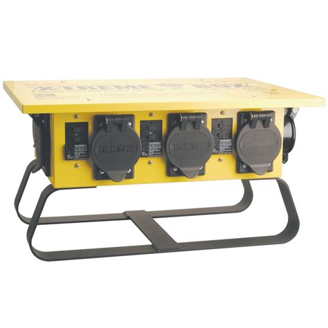 coleman cable 01970 50 amp portable power distribution spider box|Coleman Cable Power Box at Lowes.com.